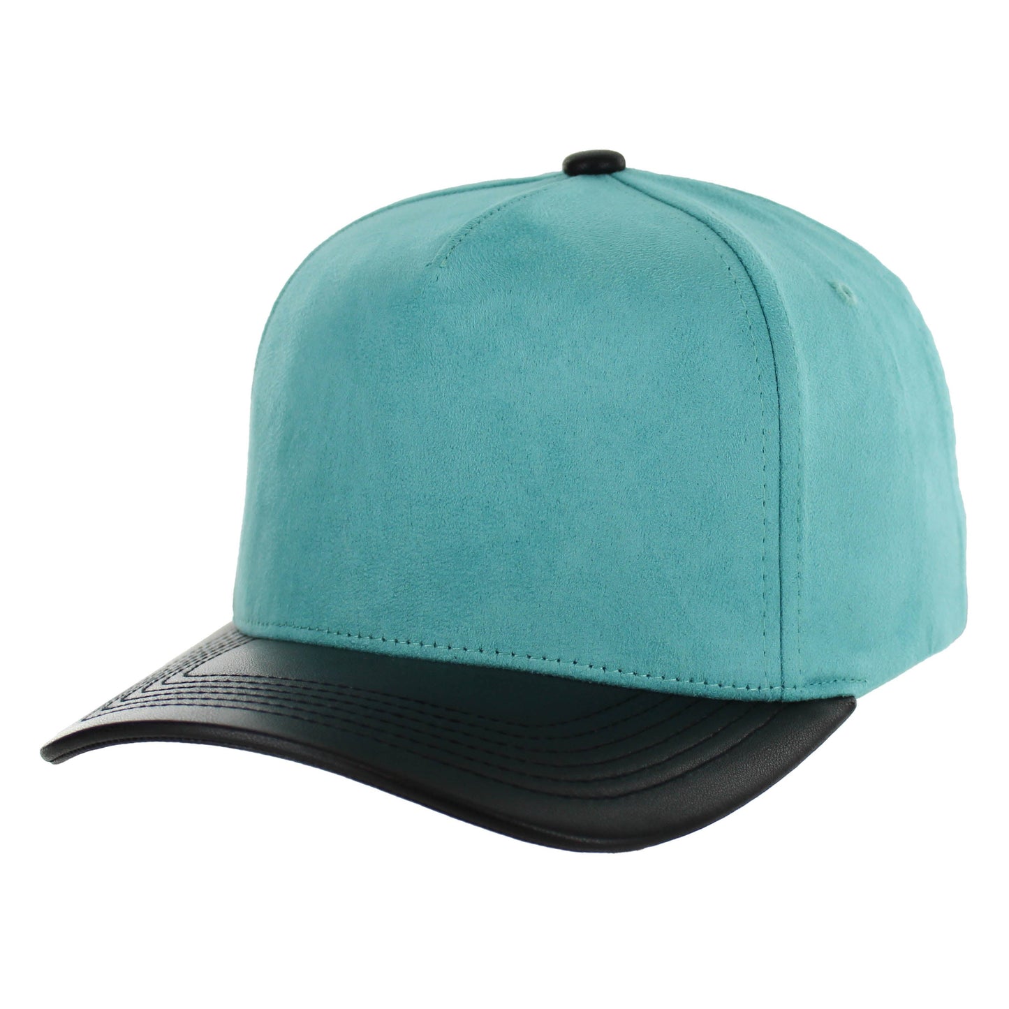 KAMEL 5 PANEL PU LEATHER SUEDE CAP
