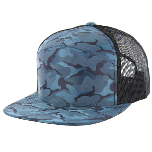 KAMEL 7 PANEL NYLON CAMO MESH HAT