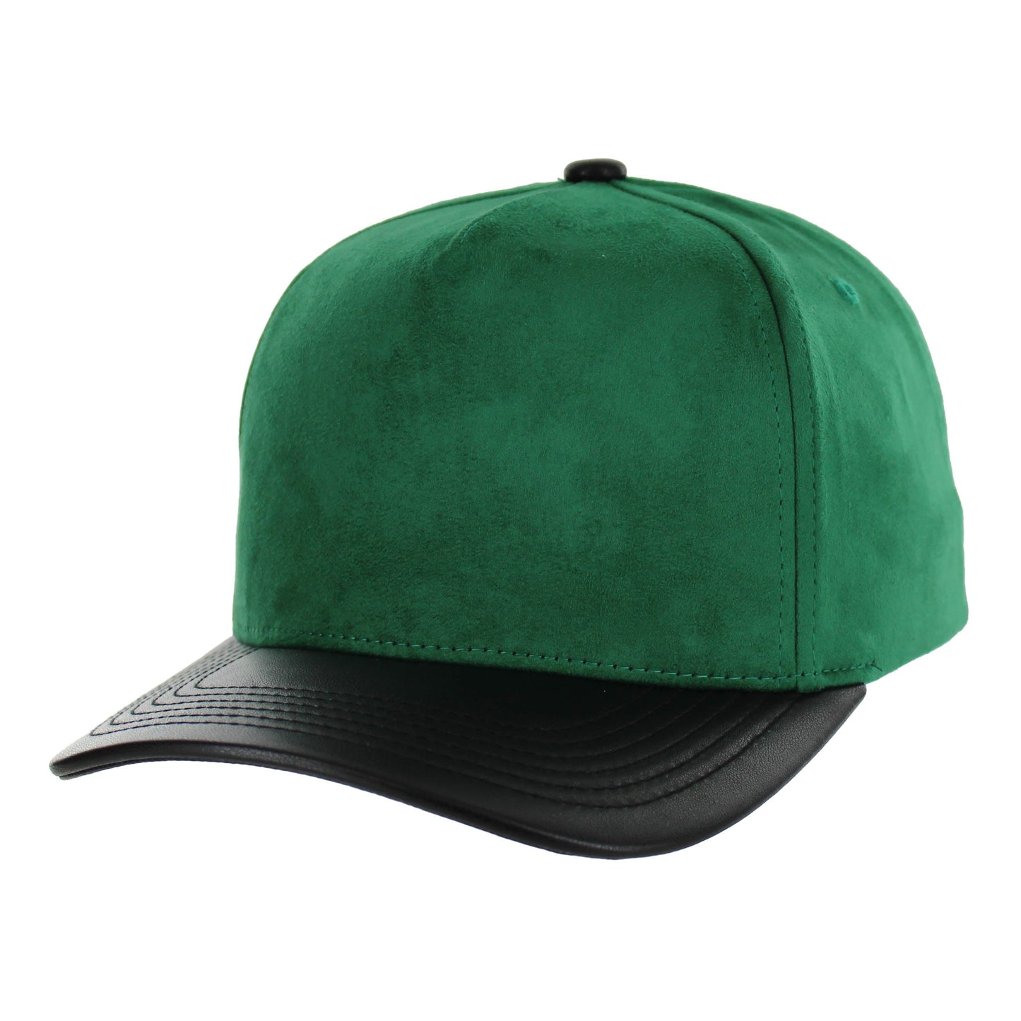 KAMEL 5 PANEL PU LEATHER SUEDE CAP