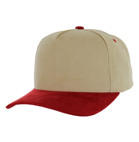 KAMEL 5 PANEL SUEDE CORDUROY CAP