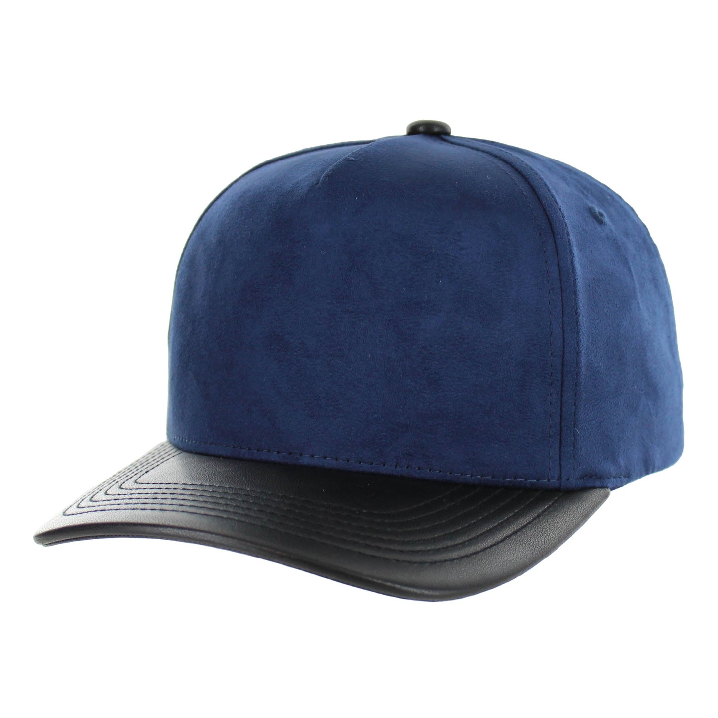 KAMEL 5 PANEL PU LEATHER SUEDE CAP