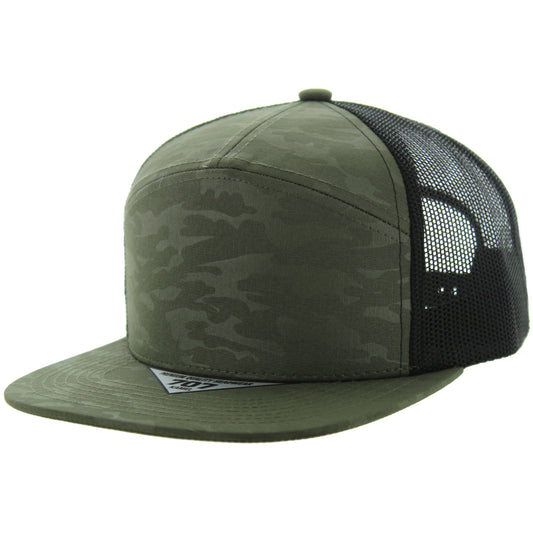 KAMEL 7 PANEL CAMO MESH HAT
